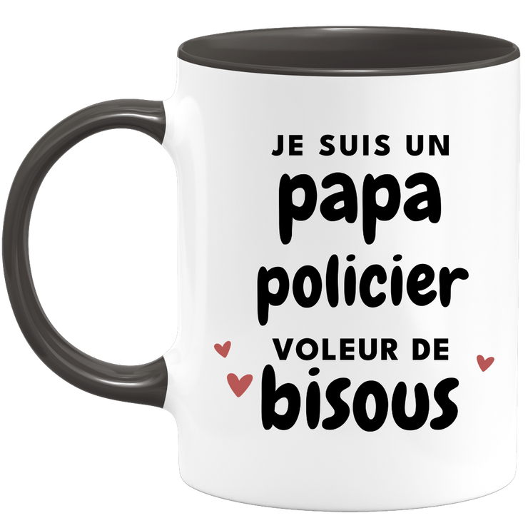 quotedazur - Mug I'm A Kiss Thieving Policeman Dad - Original Father's Day Gift - Gift Idea For Dad Birthday - Gift For Future Dad Birth