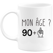 quotedazur - Mug Idée Cadeau 91 ans Homme Femme - Cadeau Anniversaire 91 Ans - Idée Cadeau Original, Humour, Drôle, Rigolo, Fun - Mug Tasse Café Thé Pas Cher