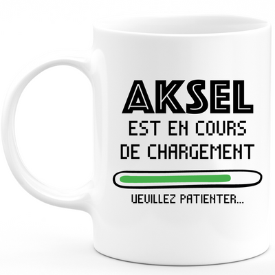 Aksel Mug Is Loading Please Wait - Aksel Personalized Men's First Name Gift