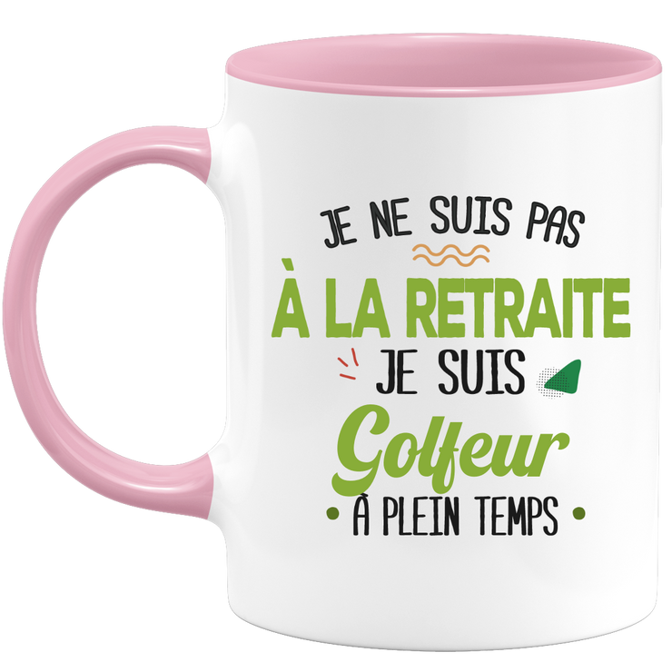 quotedazur - Mug Retraite Je Suis Golfeur - Cadeau Humour Sport - Idée
