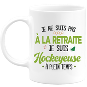 quotedazur - Mug Retraite Je Suis Hockeyeuse - Cadeau Humour Sport - Idée Cadeau Retraite Original Hockey - Tasse Hockeyeuse - Départ Retraite Anniversaire Ou Noël