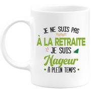 quotedazur - Mug Retraite Je Suis Nageur - Cadeau Humour Sport - Idée Cadeau Retraite Original Natation - Tasse Nageur - Départ Retraite Anniversaire Ou Noël