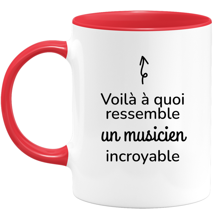 quotedazur - Mug Voilà à Quoi Ressemble Un Musicien Incroyable - Cadeau Musicien - Idée Cadeau Anniversaire - Idée Pour Une Attention Originale Musicien