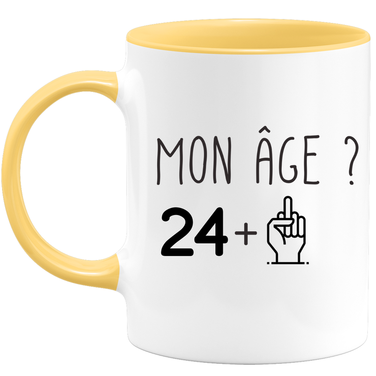quotedazur - Mug Idée Cadeau 25 ans Homme Femme - Cadeau Anniversaire