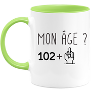 quotedazur - Mug Idée Cadeau 103 ans Homme Femme - Cadeau Anniversaire 103 Ans - Idée Cadeau Original, Humour, Drôle, Rigolo, Fun - Mug Tasse Café Thé Pas Cher