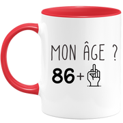 quotedazur - Mug Idée Cadeau 87 ans Homme Femme - Cadeau Anniversaire 87 Ans - Idée Cadeau Original, Humour, Drôle, Rigolo, Fun - Mug Tasse Café Thé Pas Cher