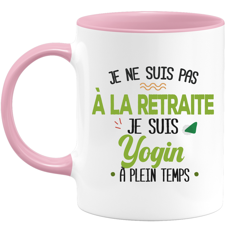 quotedazur - Retirement Mug I Am Yogin - Sport Humor Gift - Original Yoga Retirement Gift Idea - Yogin Cup - Departure Retirement Birthday Or Christmas