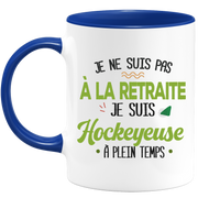 quotedazur - Mug Retraite Je Suis Hockeyeuse - Cadeau Humour Sport - Idée Cadeau Retraite Original Hockey - Tasse Hockeyeuse - Départ Retraite Anniversaire Ou Noël