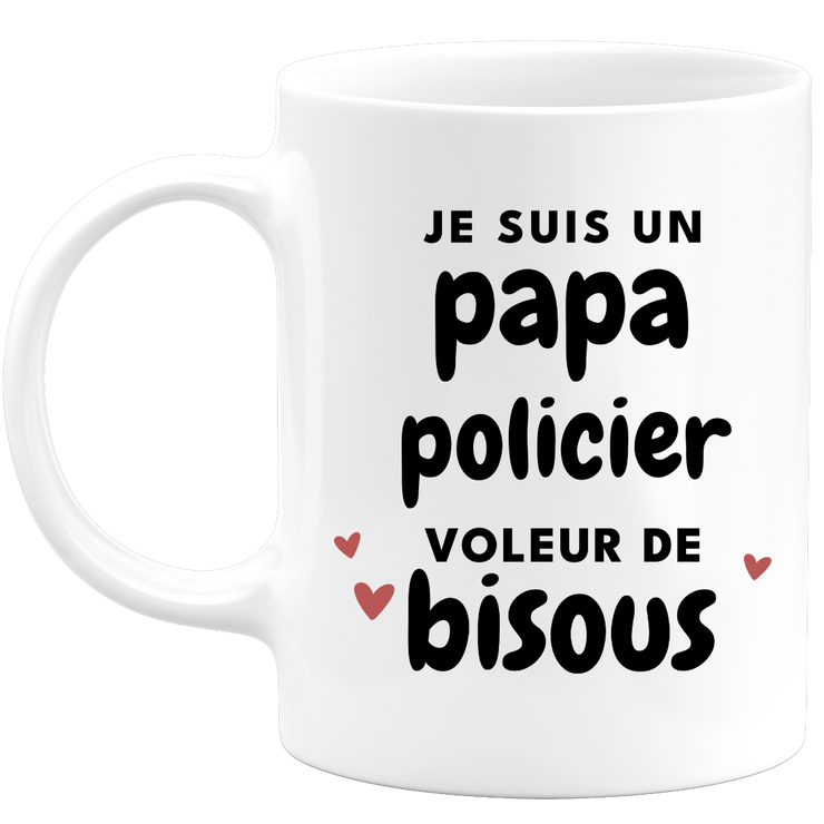 quotedazur - Mug I'm A Kiss Thieving Policeman Dad - Original Father's Day Gift - Gift Idea For Dad Birthday - Gift For Future Dad Birth