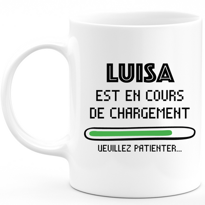 Luisa Mug is Loading Please Wait - Personalized Luisa First Name Woman Gift