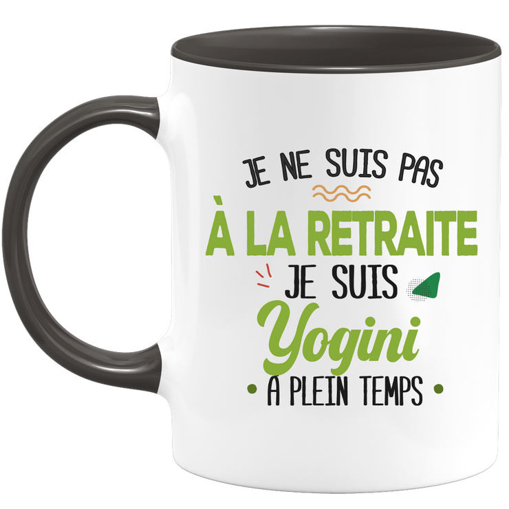 quotedazur - Retirement Mug I Am Yogini - Sport Humor Gift - Original Yoga Retirement Gift Idea - Yogini Cup - Departure Retirement Birthday Or Christmas