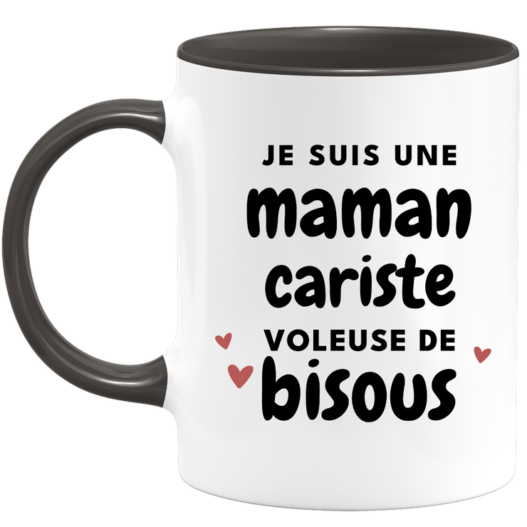 quotedazur - Mug I'm a kiss-stealing mom - Original Mother's Day Gift - Gift Idea For Mom's Birthday - Gift For Future Mom Birth