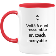 quotedazur - Mug Voilà à Quoi Ressemble Un Coach Incroyable - Cadeau Coach - Idée Cadeau Anniversaire - Idée Pour Une Attention Originale Coach