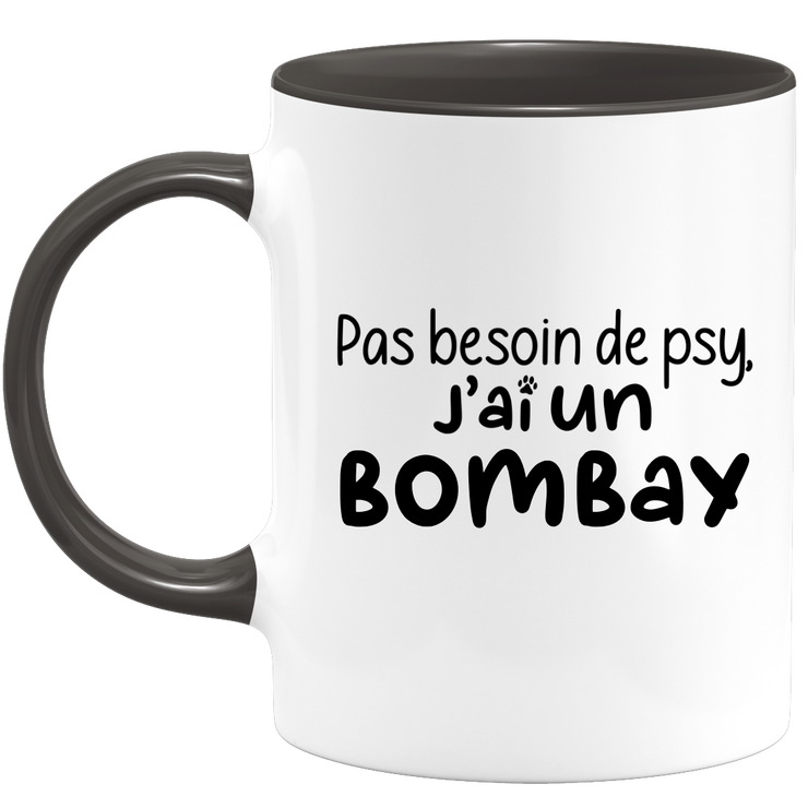 quotedazur - Mug No Need For Psy I Have A Bombay - Cat Humor Gift - Original Mug Animals Christmas Birthday Gift