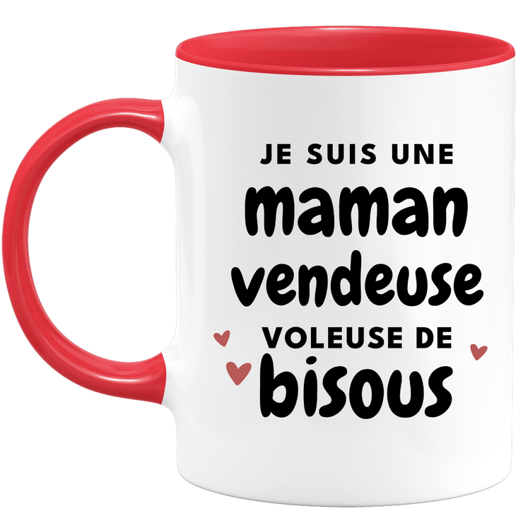 quotedazur - Mug I'm a kiss-stealing mom - Original Mother's Day gift - Gift idea for mom's birthday - Gift for future mom birth