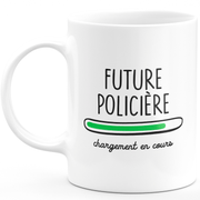 Mug future policière chargement en cours - cadeau pour les futures policière