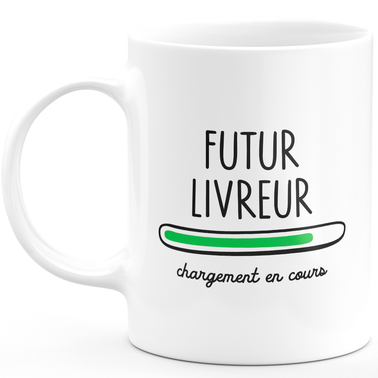 Mug futur livreur chargement en cours - cadeau pour les futurs livreur