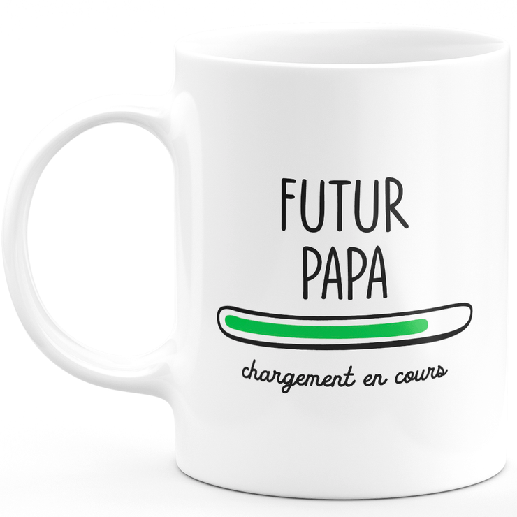 Mug futur papa chargement en cours - cadeau pour les futurs papa