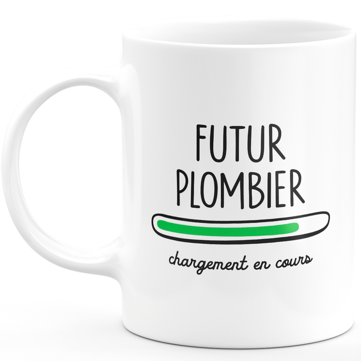 Mug futur plombier chargement en cours - cadeau pour les futurs plombier
