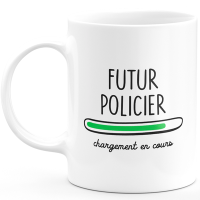 Mug future policeman loading in progress - gift for future policeman