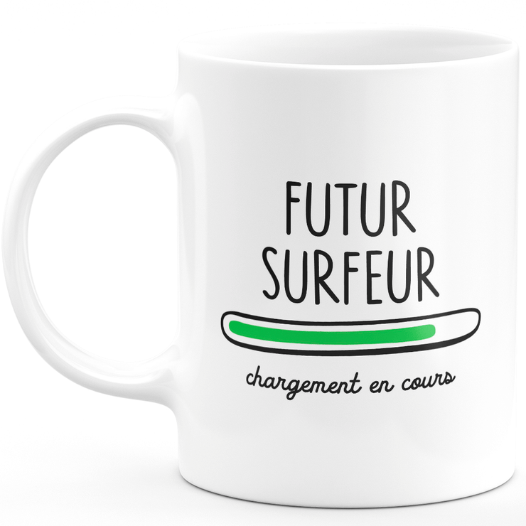 Mug futur surfeur chargement en cours - cadeau pour les futurs surfeur
