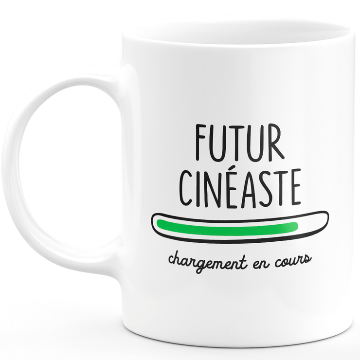Mug futur cinéaste chargement en cours - cadeau pour les futurs cinéaste