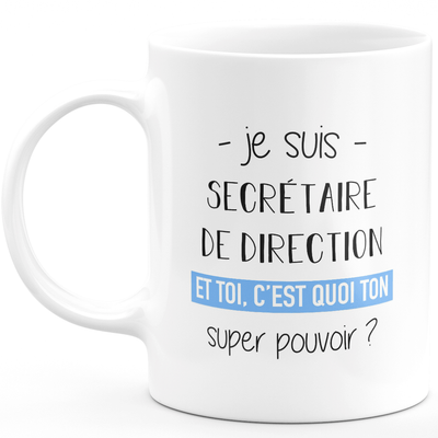 Super power executive secretary mug - gift for women executive secretary funny humor ideal for birthday