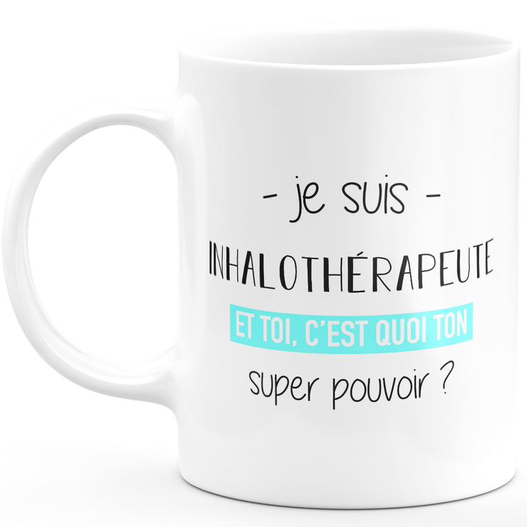 Super power respiratory therapist mug - funny humor respiratory therapist men gift ideal for birthday