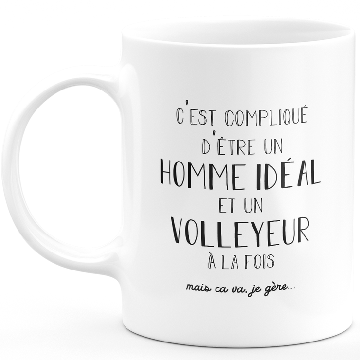 Mug ideal man volleyball player - gift volleyball player anniversary Valentine's Day man love couple