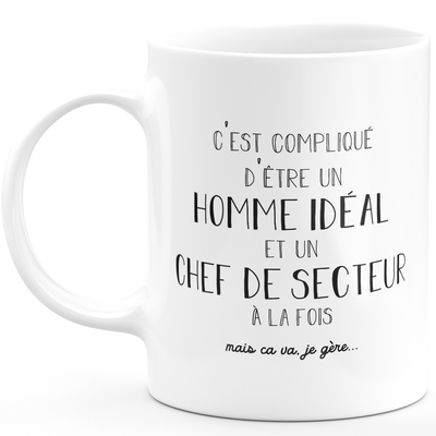 Mug ideal man sector manager - gift sector manager birthday Valentine's Day man love couple