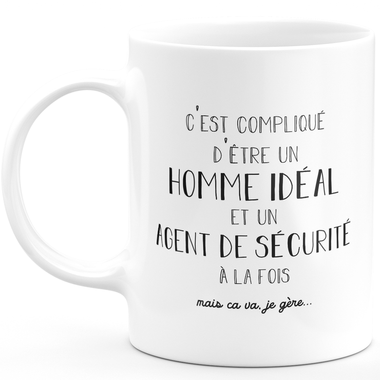 Mug ideal man security officer - gift security officer anniversary Valentine's Day man love couple