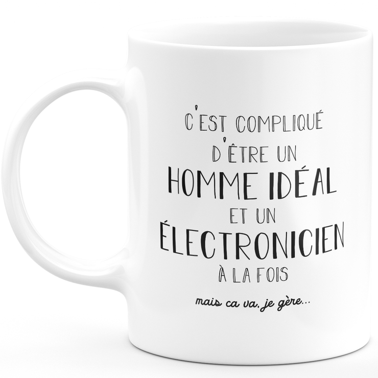 Ideal electronics man mug - electronics engineer gift birthday Valentine's Day man love couple