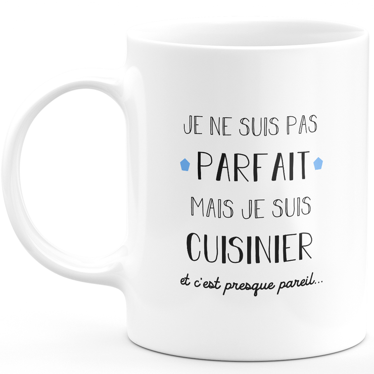 Cook gift mug - I'm not perfect but I'm a cook - Valentine's Day Anniversary Gift Man Love Couple
