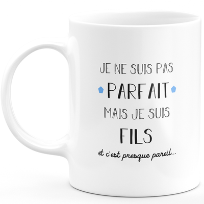 Son gift mug - I'm not perfect but I'm a son - Valentine's Day Anniversary Gift Man Love Couple