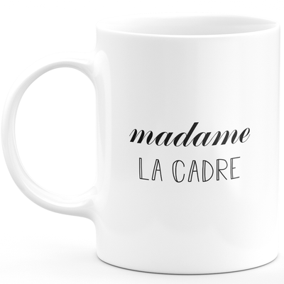 Madame la cadre mug - woman gift for funny humor frame ideal for Birthday