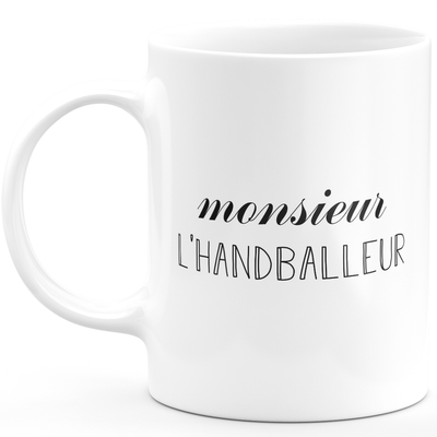 Mr handballer mug - men's gift for handball player Funny humor ideal for Birthday