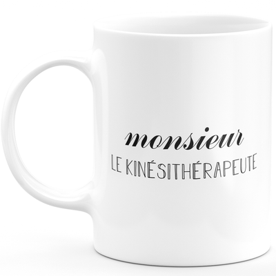 Mr. physiotherapist mug - men's gift for physiotherapist Funny humor ideal for Birthday