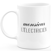 Mug monsieur l'électricien - cadeau homme pour électricien Humour drôle idéal pour Anniversaire