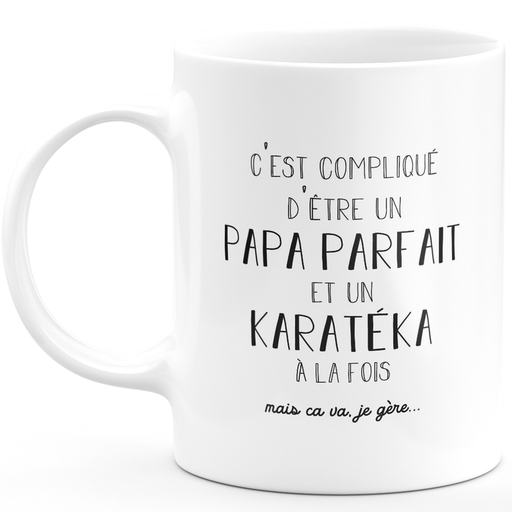 Men's mug perfect dad karateka - gift karateka birthday dad father's day valentine's day man love couple