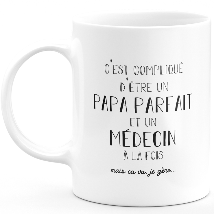 Men's mug perfect dad doctor - doctor gift birthday dad father's day valentine man love couple