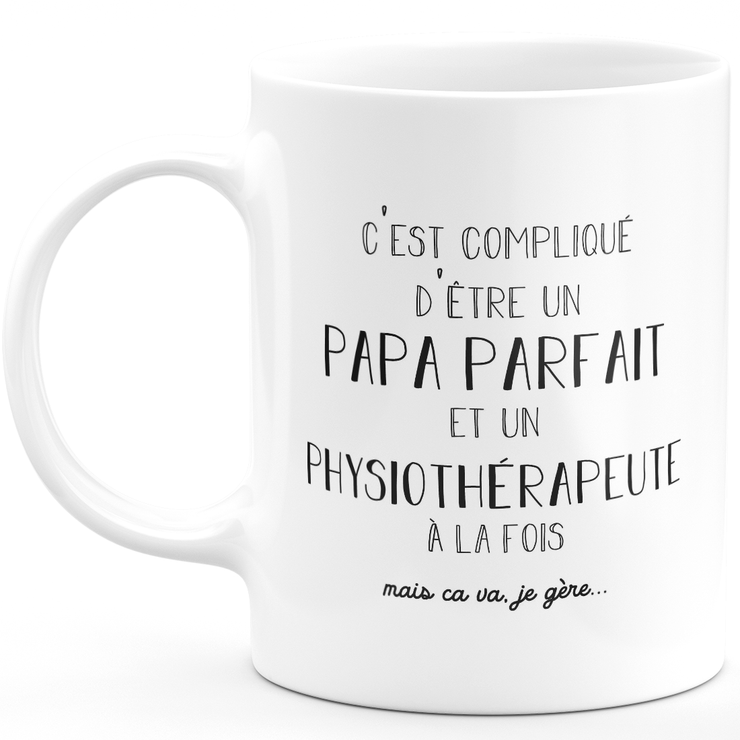 Perfect Dad Physiotherapist Mens Mug - Physiotherapist Gift Birthday Dad Father's Day Valentine's Day Man Love Couple