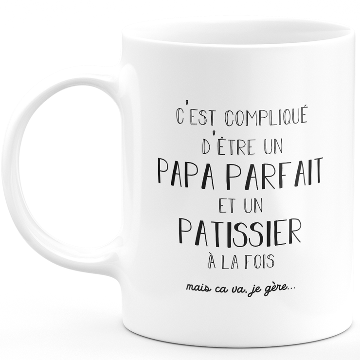 Perfect dad pastry chef men's mug - pastry chef birthday gift dad father's day valentine's day man love couple