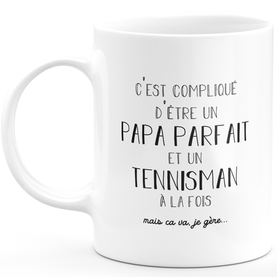 Mug man perfect dad tennis player - gift tennis player birthday dad father's day valentine's day man love couple