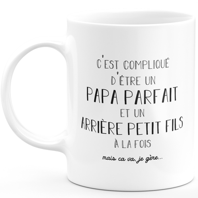 Mug man perfect dad great grandson - gift great grandson birthday dad father's day valentine's day man love couple
