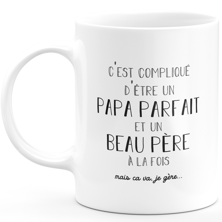 Mug man perfect dad stepfather - gift stepfather birthday dad father's day valentine's day man love couple