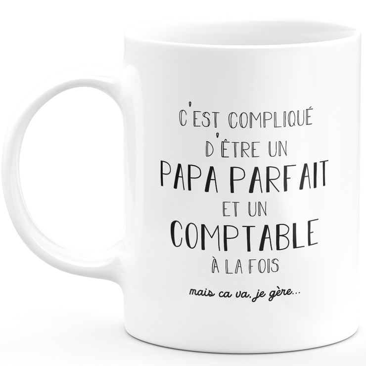 Mug man perfect dad accountant - accounting gift birthday dad father's day valentine man love couple