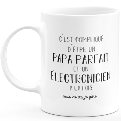 Perfect dad electronics man mug - electronics engineer gift birthday dad father's day valentine's day man love couple