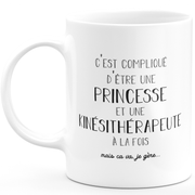Mug kinésithérapeute princesse - cadeau femme pour kinésithérapeute Humour drôle idéal pour Anniversaire collègue