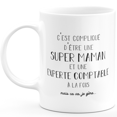 Mug super mom chartered accountant - gift chartered accountant birthday mom mother's day valentine's day woman love couple