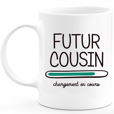 Pregnancy Announcement Mug Future Cousin 2022 - Original Mug for Birth Announcement Baby Girl or Boy for the Cousin